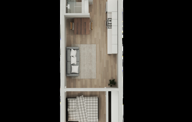 1 bed, 1 bath, 373 sqft, $1,440, Unit 507
