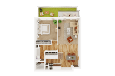 1 bed, 1 bath, 780 sqft, $2,150