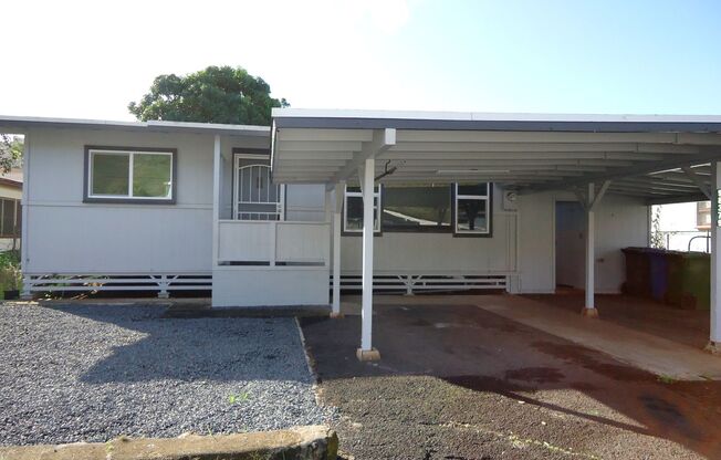 Newly Remodeled 3 Bedroom, 2 Bath, 2 Car Carport Home in Aiea