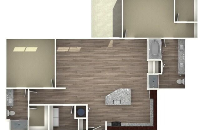 2 beds, 2 baths, 1,293 sqft, $1,920