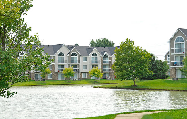 Lake Views and Walking Paths at Westlake Apartments, Belleville, 48111