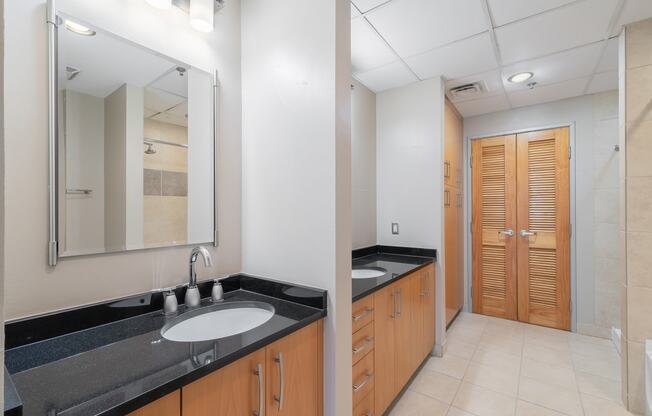 Ample closet space in select bathrooms - Main 3 Downtown