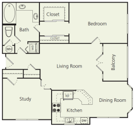 2 beds, 1 bath, 1,045 sqft, $2,068