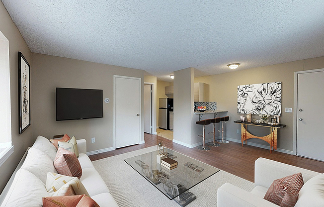 Bright and inviting living area