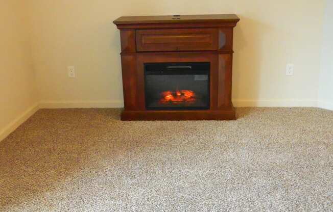 Living Room with Fireplace