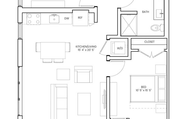 2 beds, 1 bath, 917 sqft, $2,414