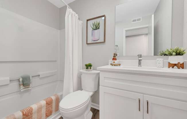 our apartments offer a bathroom with a bathtub  at Brampton Moors, Cary, 27513