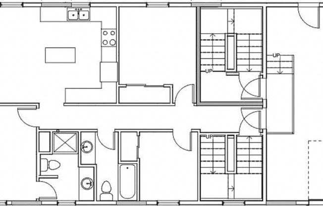 3 beds, 2 baths, 1,250 sqft, $1,805, Unit Lower ( 1 )