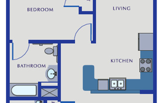 1 bed, 1.5 baths, 917 sqft, $2,395, Unit 303