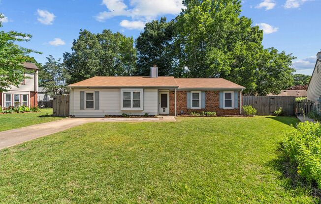Charming 3-Bedroom Ranch in Quiet Chesapeake Cul-de-Sac