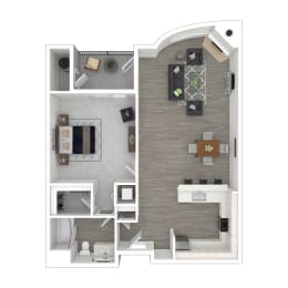 1 bed, 1 bath, 881 sqft, $1,425