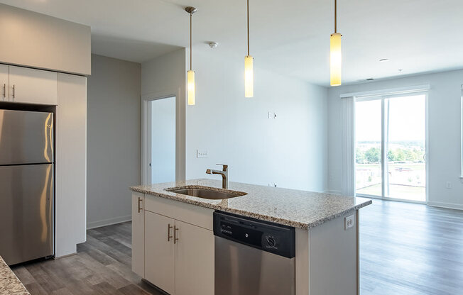 kitchen counter in apartments in Chesapeake VA