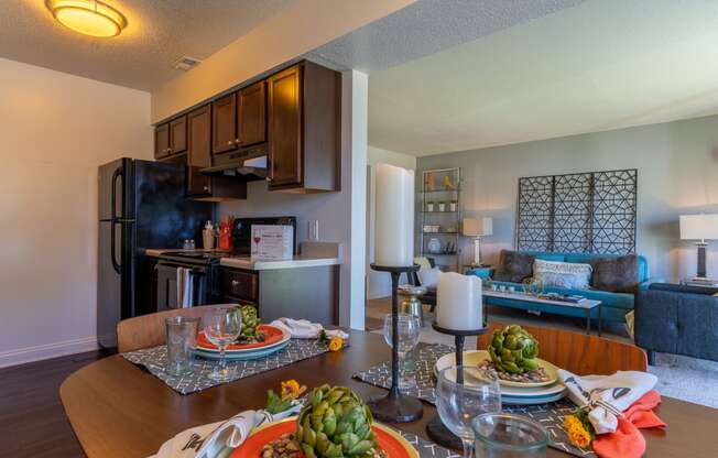 Dining And Kitchen at Hamilton Square Apartments, Westfield, 46074