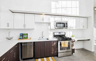 Kitchen with Stainless Steel Appliances