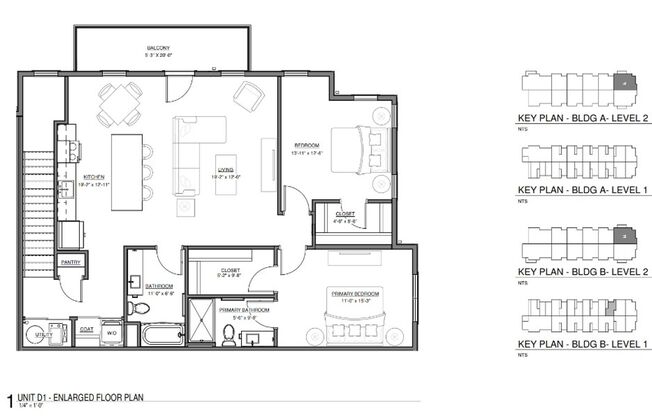 2 beds, 2 baths, 1,352 sqft, $2,280, Unit 1441