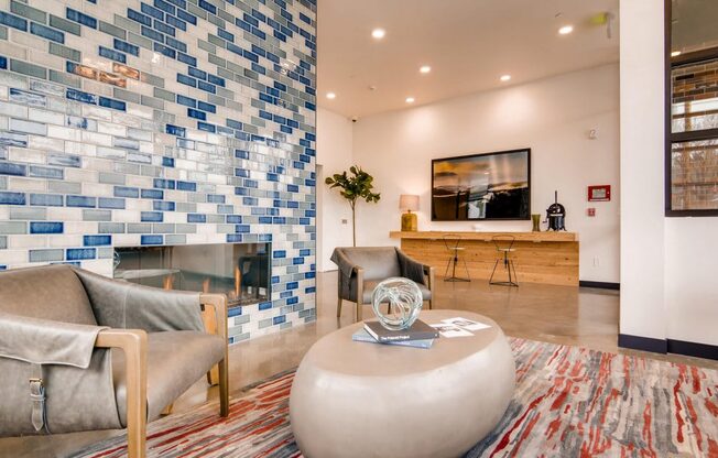 Lobby at Holm at Sellwood, Portland Oregon