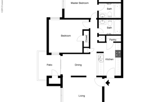 2 beds, 2 baths, 1,037 sqft, $1,001