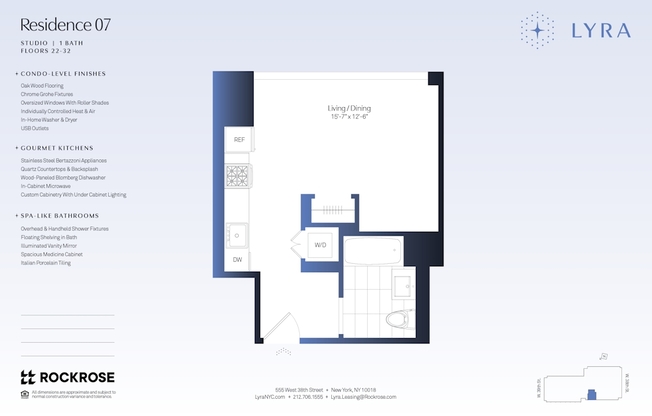 1 bed, 1 bath, $5,645, Unit 2405