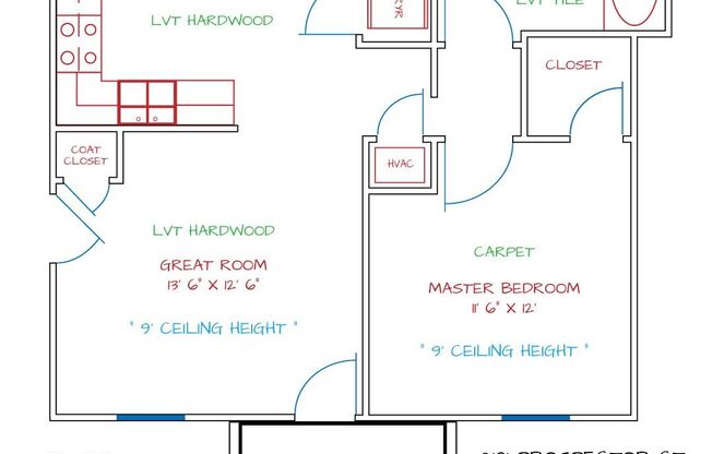 1 bed, 1 bath, 650 sqft, $950, Unit 2180 Prospector Ct. Apt 3411