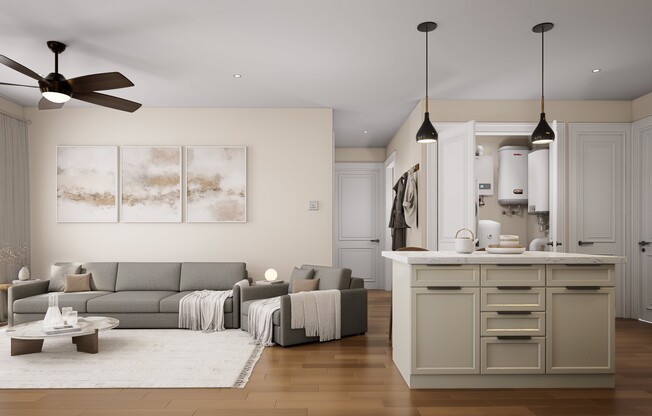 1 bed, 2 baths, 981 sqft, $1,236