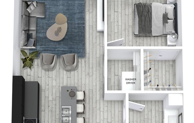 1 bed, 1 bath, 714 sqft, $1,694.88