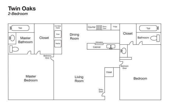 2 beds, 2 baths, 775 sqft, $999, Unit 2090-04