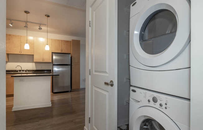 In-home Washer and Dryer and Kitchen