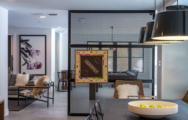 cambridge park apartment living & dining room