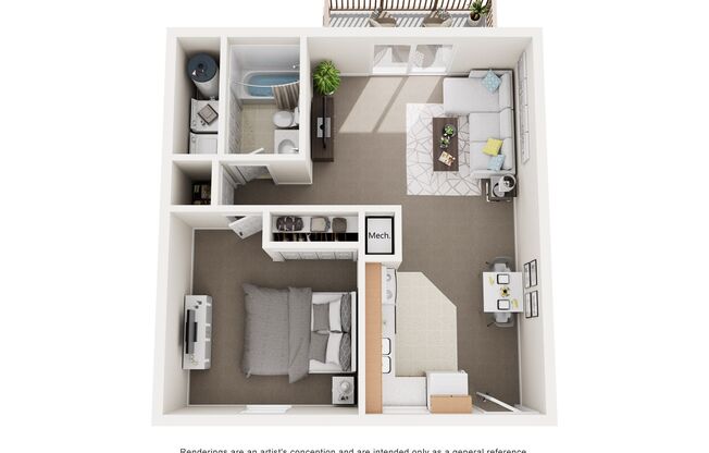 1 bed, 1 bath, 600 sqft, $925, Unit 77