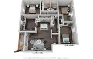 3 beds, 2 baths, 1,580 sqft, $1,738