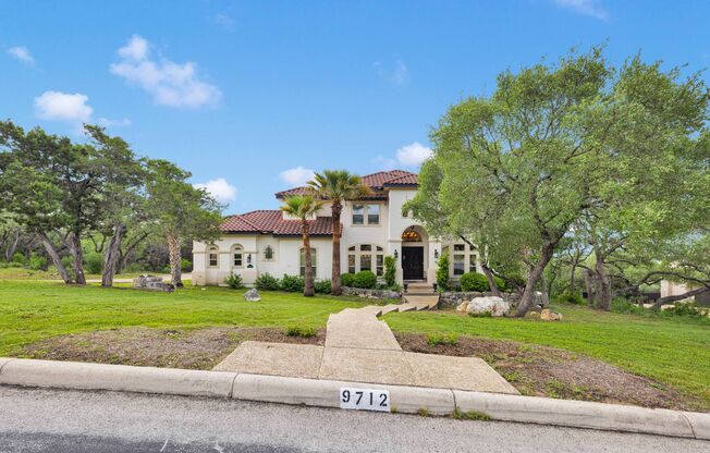 Luxury Custom Home in Helotes with City Views in Exclusive Double-Gated Community