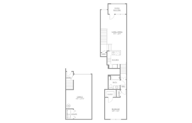 1 bed, 1 bath, 758 sqft, $1,419