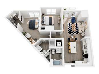 2 beds, 2 baths, 994 sqft, $2,037
