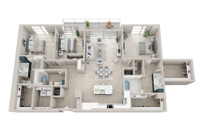 3 beds, 3 baths, 2,047 sqft, $7,648