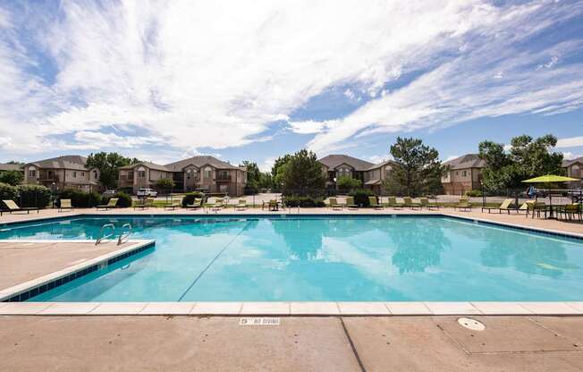 the swimming pool at the estates at spring valley