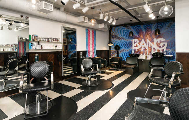 Bang Hair Salon Located On-site