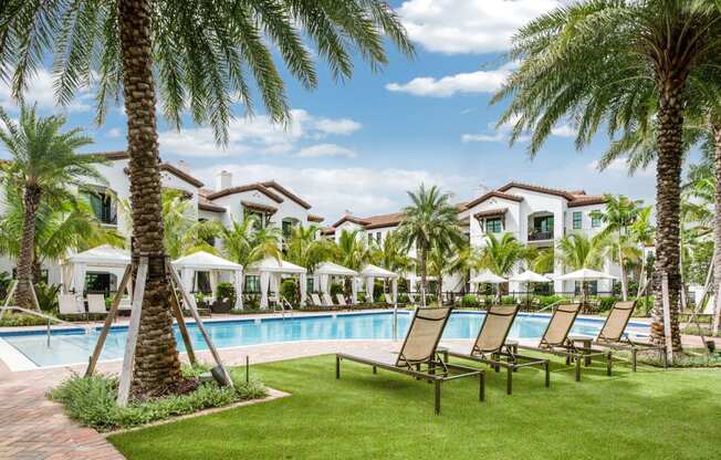Pool and Sundeck at Mirador at Doral by Windsor, 2541 NW 84th Ave, Doral