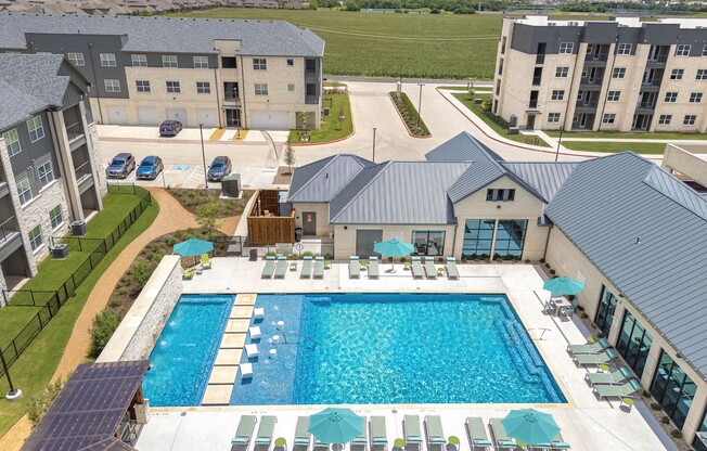 Unwind at Sage at Celina Residences, where luxury meets comfort. Enjoy our stunning resort-style pool surrounded by stylish lounges, perfect for relaxation and entertainment. Make this your new home today! Schedule your tour now.