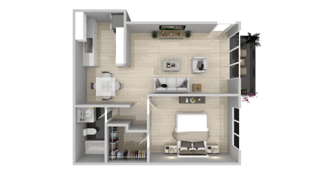 1 bed, 1 bath, 823 sqft, $2,125