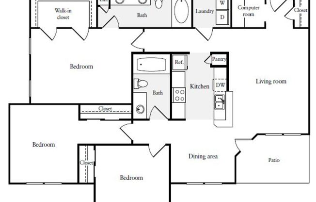 3 beds, 2 baths, 1,272 sqft, $1,770