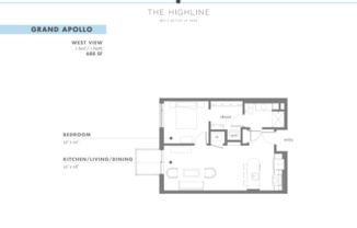 1 bed, 1 bath, 671 sqft, $1,315, Unit 257