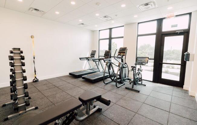 Two Level Fitness Center at Brixton South Shore, Texas