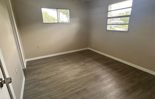 3 bedroom home with fenced yard