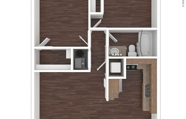 2 beds, 1 bath, 682 sqft, $1,577