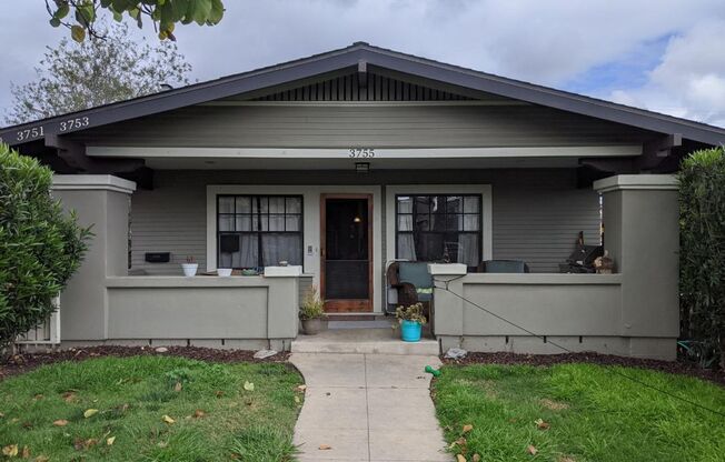 House in the Heart of North Park Coming Soon! Multiple Off Street Parking Options! Washer & Dryer! Front Yard!