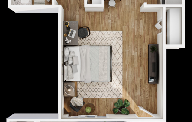 Studio, 1 bath, 455 sqft, $2,305