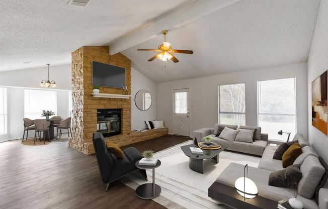 Single-story 4 bedroom - Available now!