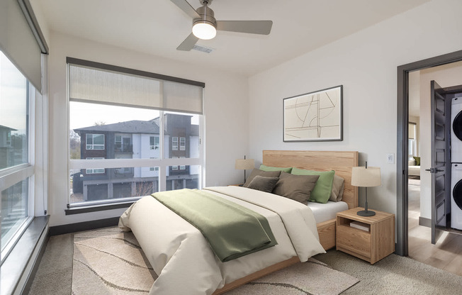Carpeted Bedroom