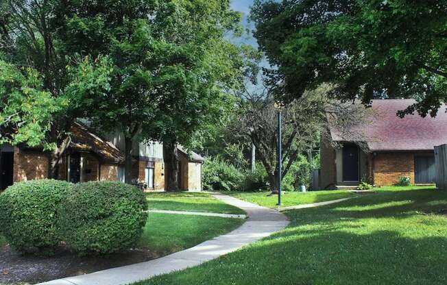 Beautiful Landscaping at Paddock Village Apartments