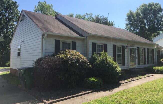 Wonderfully updated 3 bedroom 2 bath ranch home in the Raeburn Subdivision in the heart of Ballantyne.